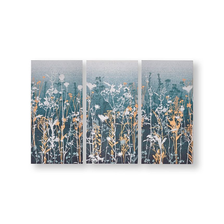 Set of frameless paintings Magnolia Wildflower Meadow 104011, Wall Art, Graham Brown