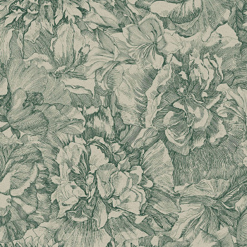 Non-woven wallpaper Flowers, 307346, Museum, Eijffinger