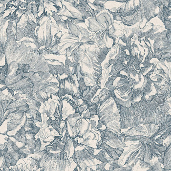 Non-woven wallpaper Flowers, 307343, Museum, Eijffinger