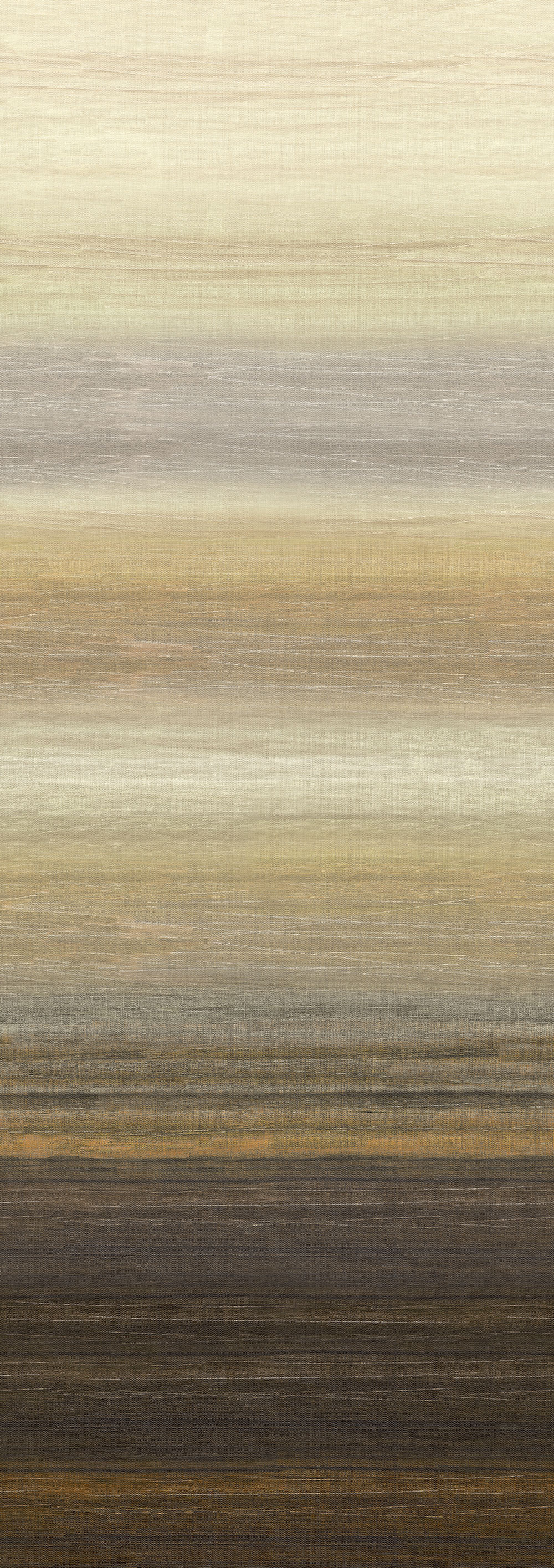 Mural wallpaper, fabric effect, brown, beige, stripes, DGRIC203-260, Serica, Masureel