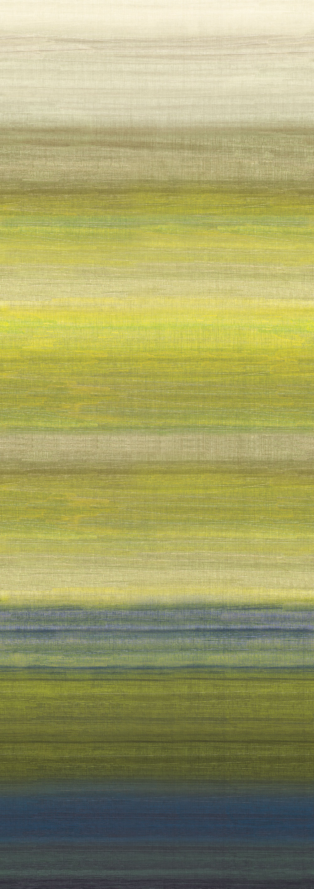 Mural wallpaper, fabric effect, green, blue, stripes, DGRIC206-260, Serica, Masureel
