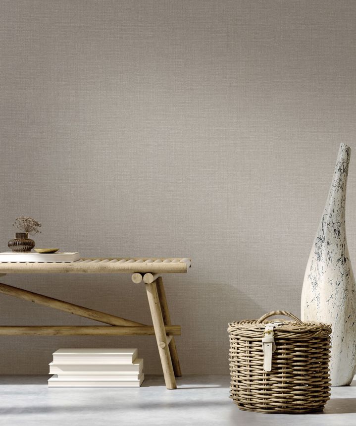 Luxury wallpaper, brown, fabric imitation, 73852, Tendenze, Emiliana Parati
