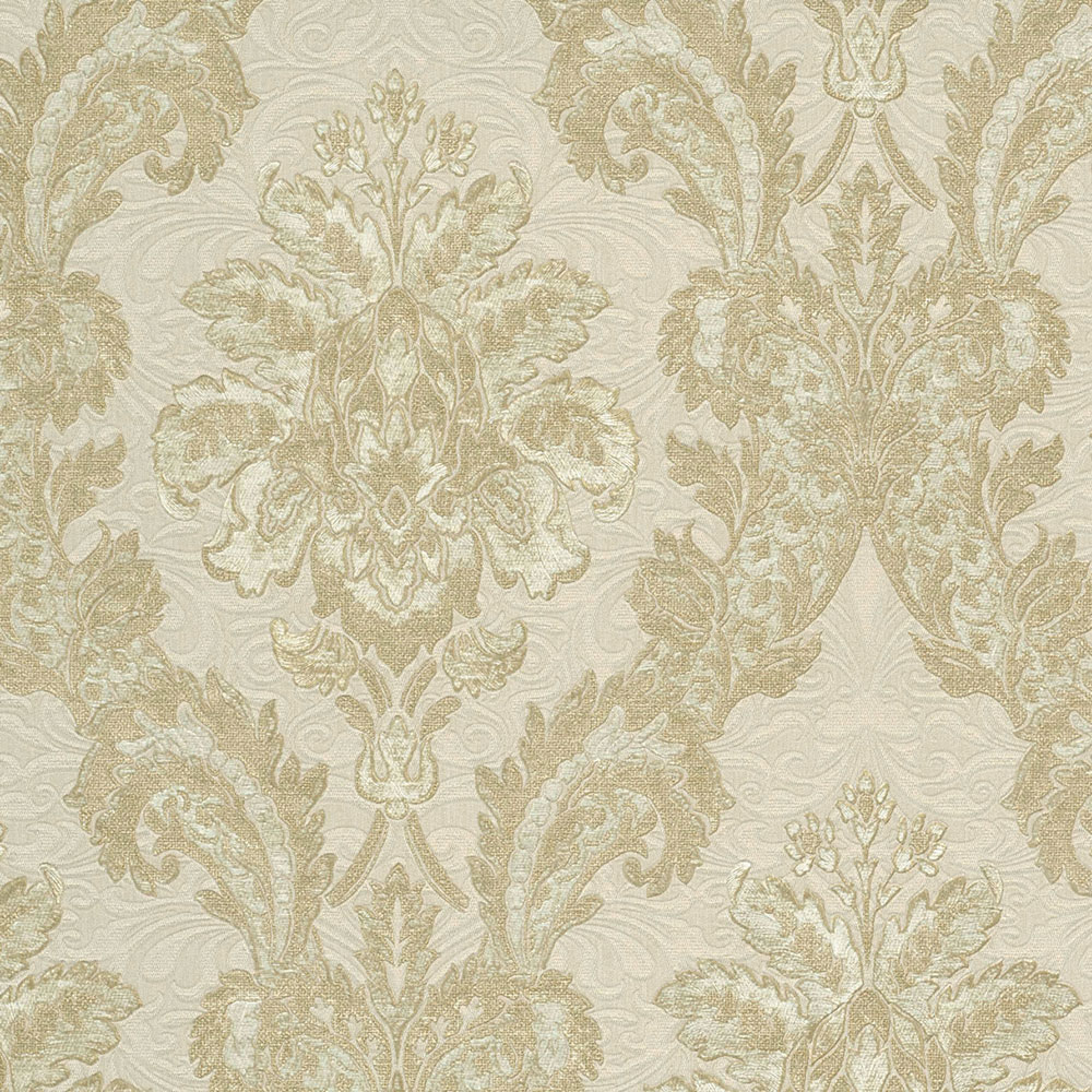 Luxury non-woven wallpaper 68602, Damascus, Baroque pattern, Damascus, Limonta