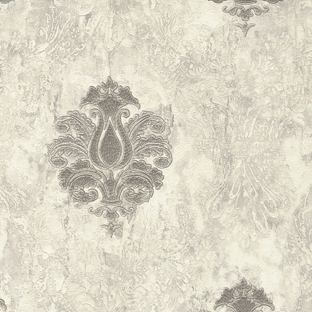 Luxury non-woven wallpaper 68807, Stucco, Damask pattern, Damascus, Limonta