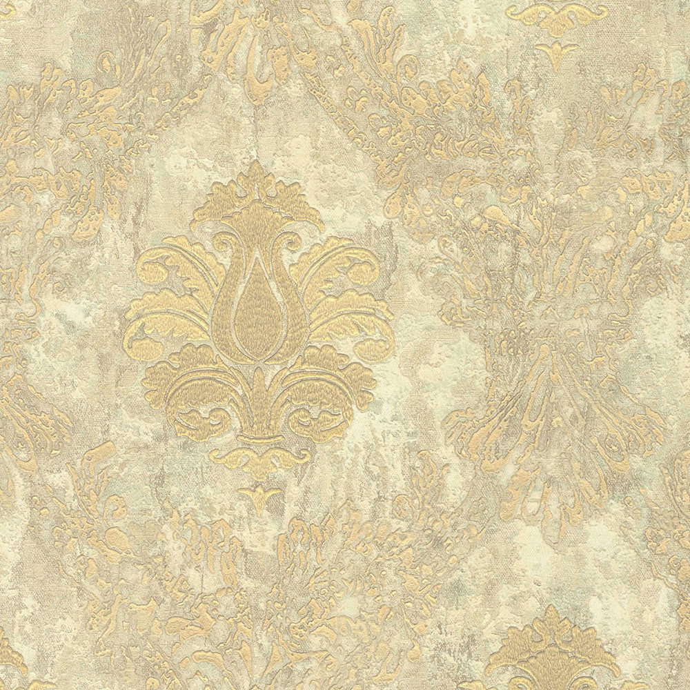 Luxury non-woven wallpaper 68803, Stucco, Damask pattern, Damascus, Limonta