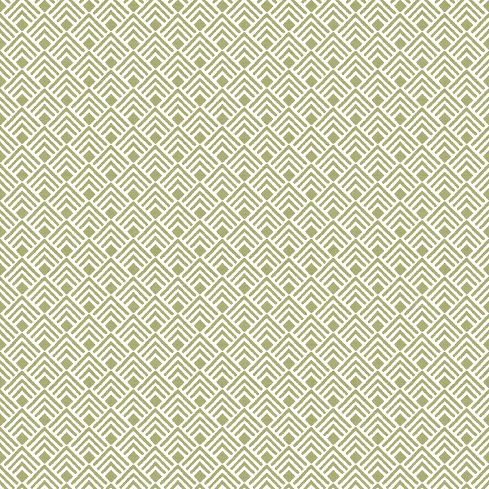 Geometric wallpaper, green, 2050, Rio, Parato by Cristiana Masi