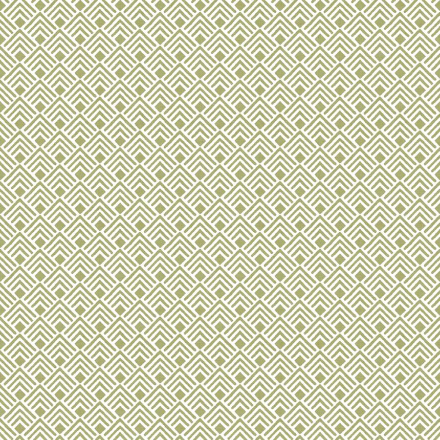 Geometric wallpaper, green, 2050, Rio, Parato by Cristiana Masi