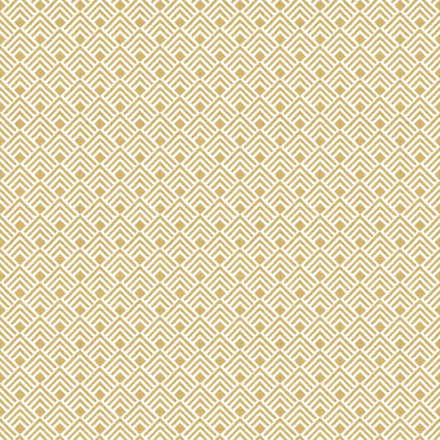 Geometric wallpaper, ochre, 2051, Rio, Parato by Cristiana Masi