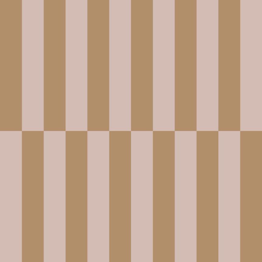 Geometric wallpaper, brown-purple, stripes, 2056, Rio, Parato by Cristiana Masi