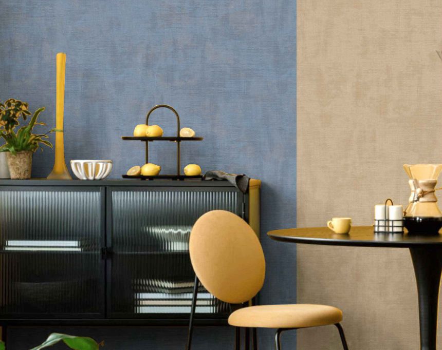 Wallpaper, fabric effect, brown, 2064, Rio, Parato by Cristiana Masi
