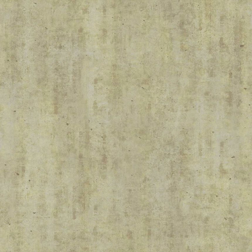 Wallpaper, concrete, plaster effect, brown-green, 2073, Rio, Parato by Cristiana Masi