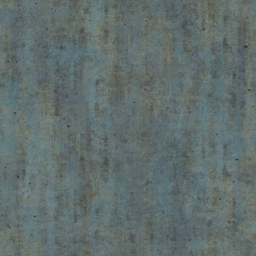 Wallpaper, concrete, plaster effect, blue, 2075, Rio, Parato by Cristiana Masi