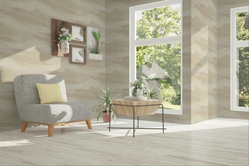 Wallpaper, watercolor pattern, beige-brown, 2082, Rio, Parato by Cristiana Masi