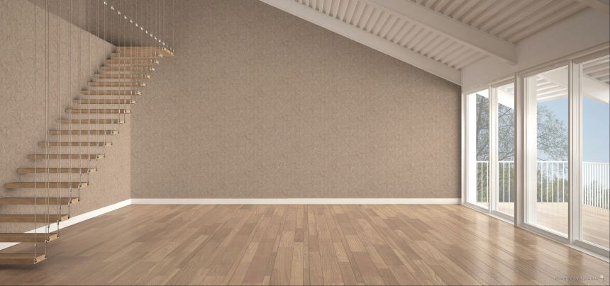 Wallpaper, brown, concrete, plaster effect, 2092, Rio, Parato by Cristiana Masi