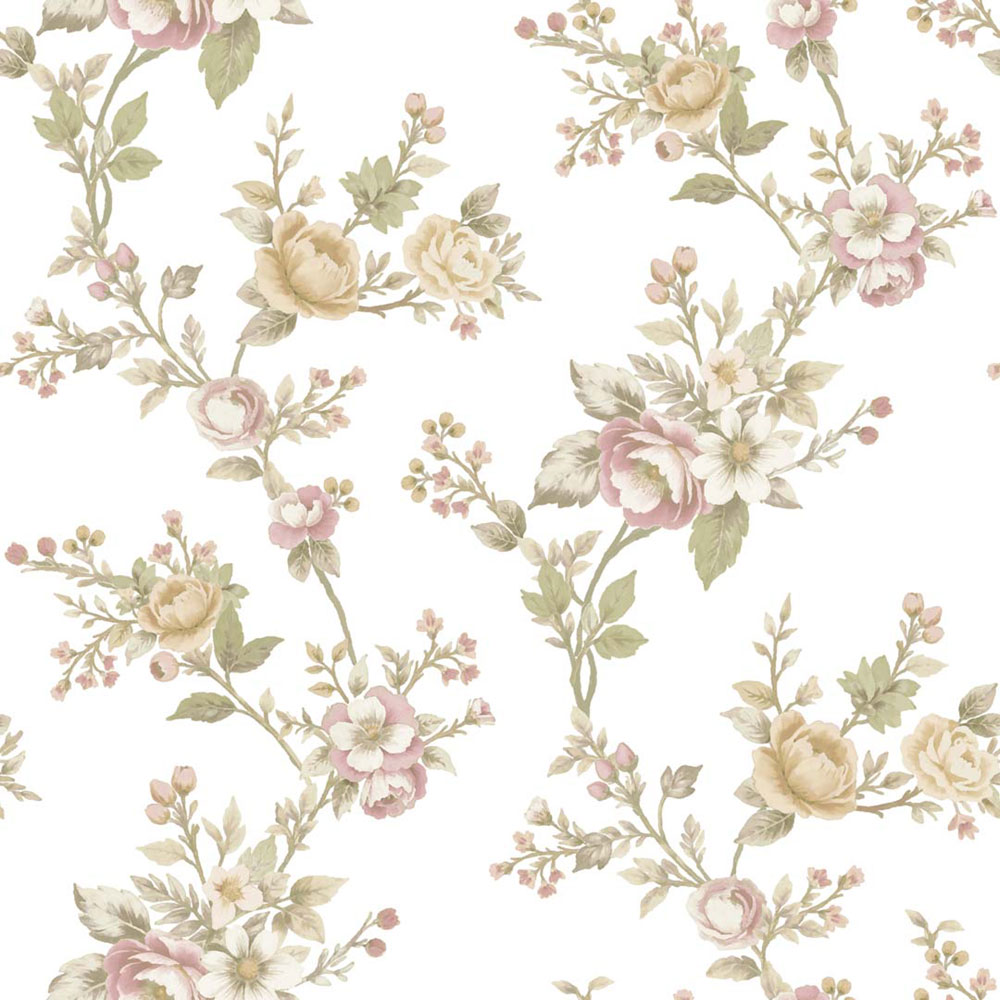 Wallpaper, beige, flowers, 8325, Blooming Garden 2, Parato by Cristiana Masi