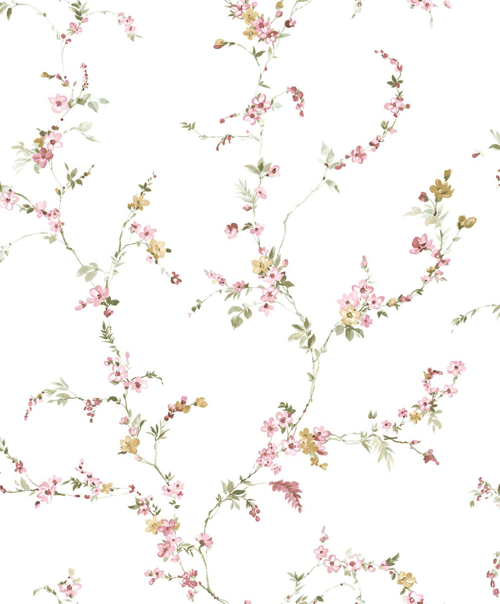 Wallpaper, pink, flowers, 8335, Blooming Garden 2, Parato by Cristiana Masi