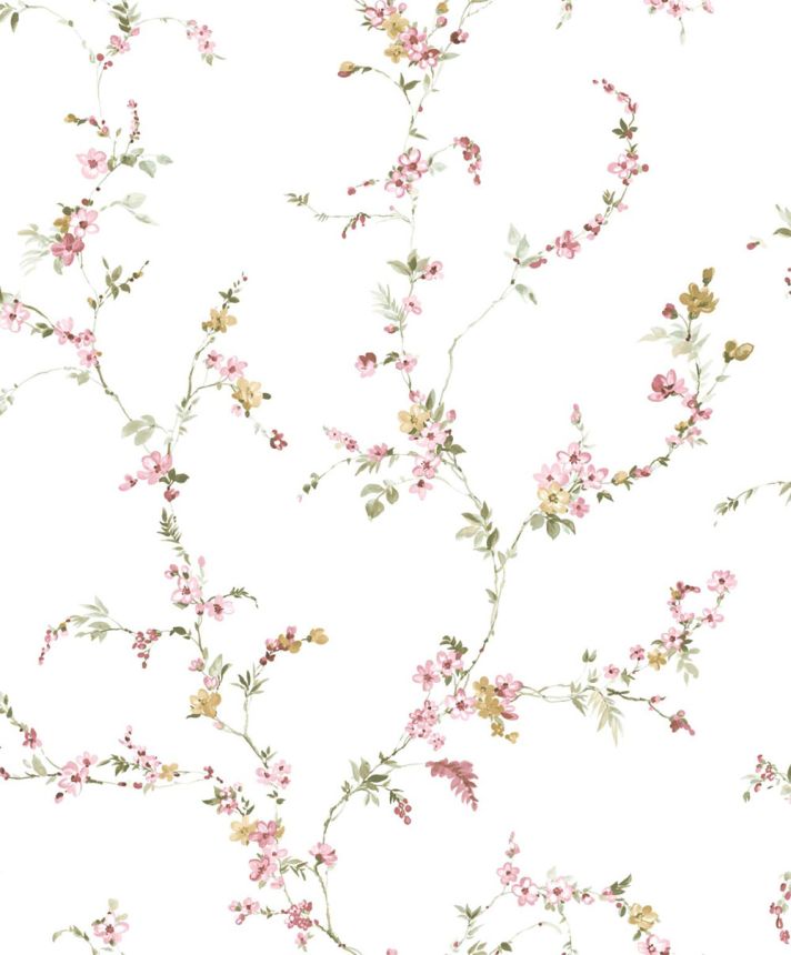 Wallpaper, pink, flowers, 8335, Blooming Garden 2, Parato by Cristiana Masi