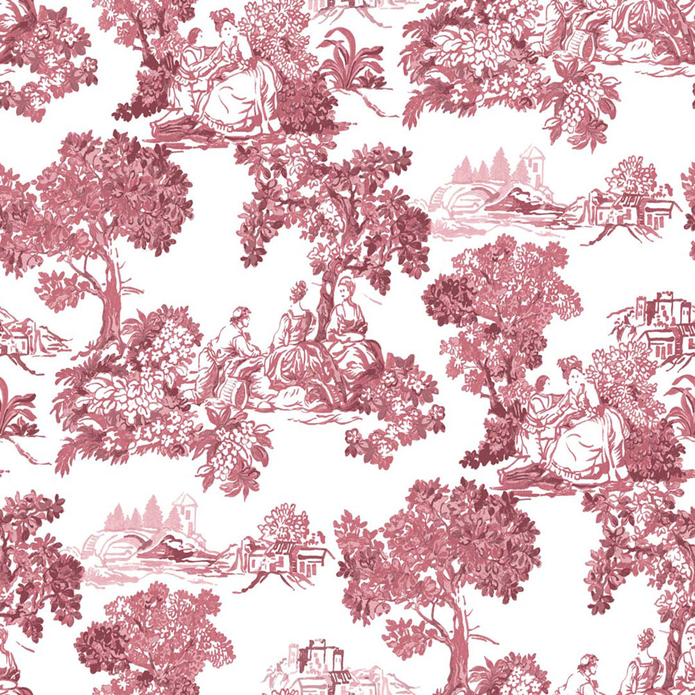 Wallpaper, red, romantic, 8343, Blooming Garden 2, Parato by Cristiana Masi