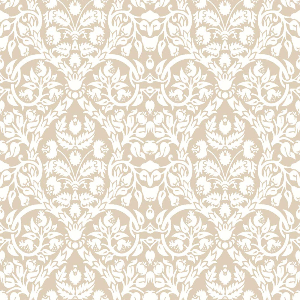 Wallpaper, beige, ornaments, 8346, Blooming Garden 2, Parato by Cristiana Masi