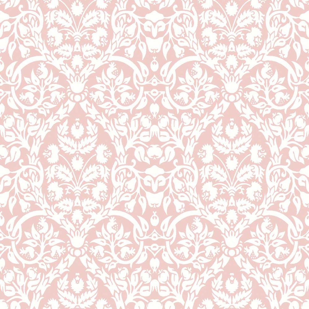 Wallpaper, pink, ornaments, 8348, Blooming Garden 2, Parato by Cristiana Masi