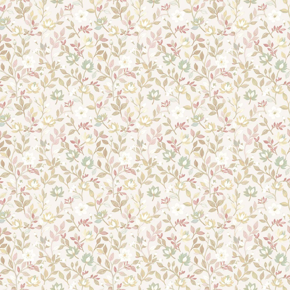 Wallpaper, beige, flowers, 8351, Blooming Garden 2, Parato by Cristiana Masi
