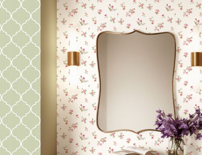 Wallpaper, red, flowers, 8362, Blooming Garden 2, Parato by Cristiana Masi