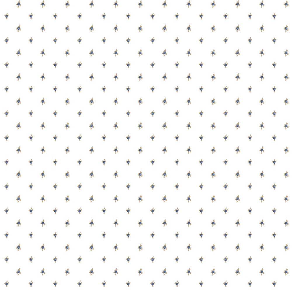 Wallpaper, blue-brown, flowers, 8369, Blooming Garden 2, Parato by Cristiana Masi