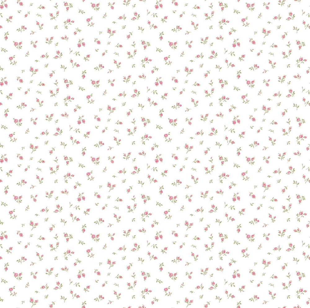 Wallpaper, green-red, flowers, 8371, Blooming Garden 2, Parato by Cristiana Masi