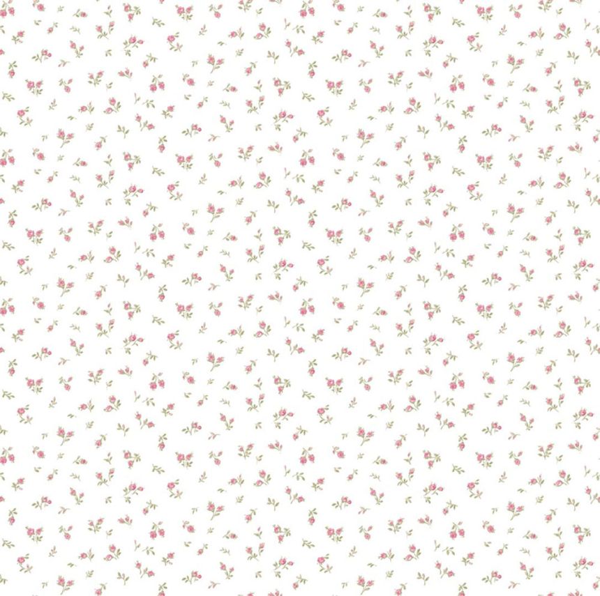 Wallpaper, green-red, flowers, 8371, Blooming Garden 2, Parato by Cristiana Masi