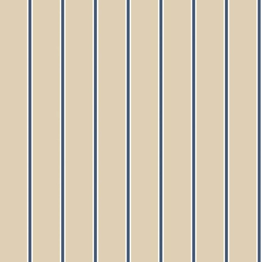 Wallpaper, beige-blue, stripes, 8382, Blooming Garden 2, Parato by Cristiana Masi