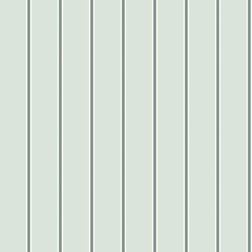 Wallpaper, green-blue, stripes, 8383, Blooming Garden 2, Parato by Cristiana Masi