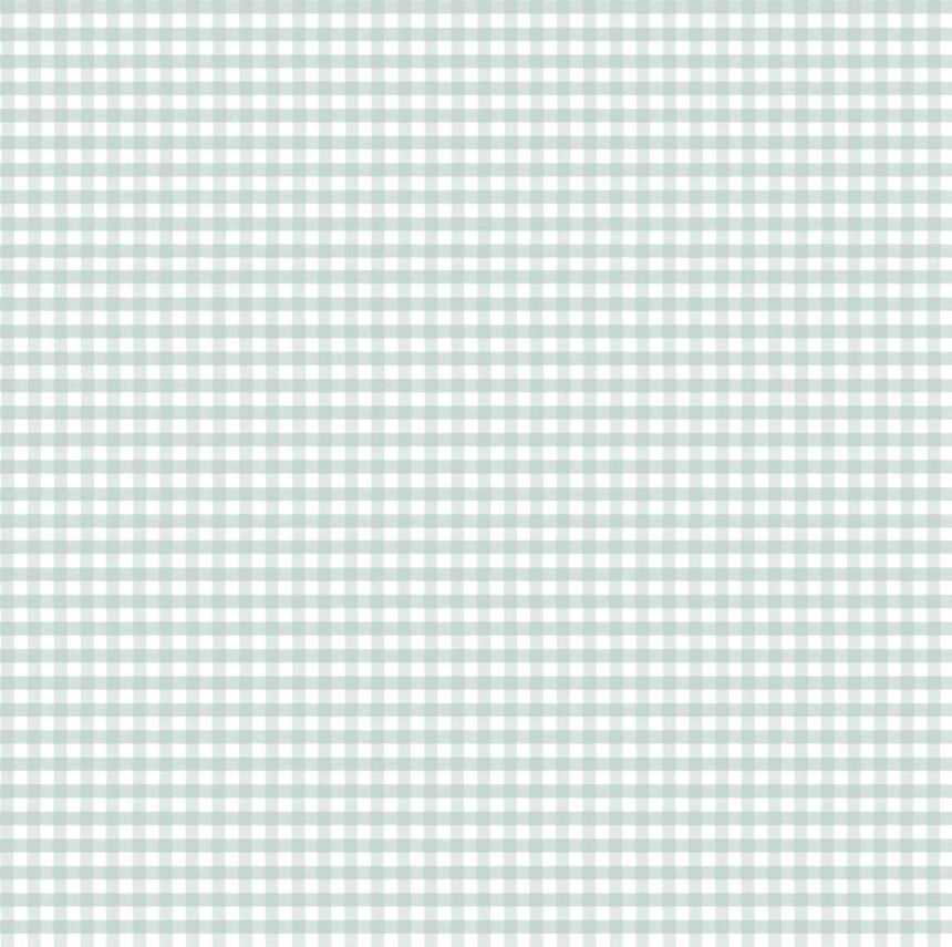 Wallpaper, turquoise, fabric imitation, 8392, Blooming Garden 2, Parato by Cristiana Masi