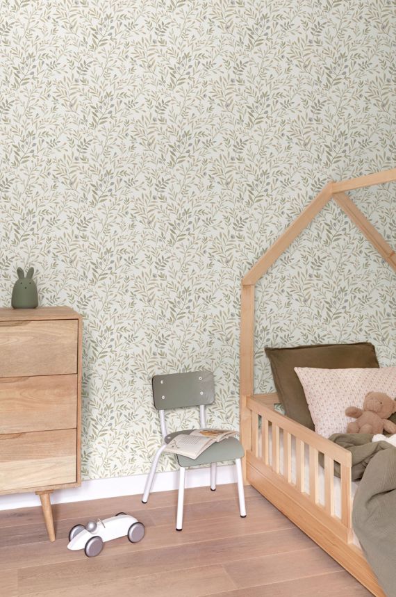 Wallpaper, grey-beige, branches, A78802, Inia, Grandeco