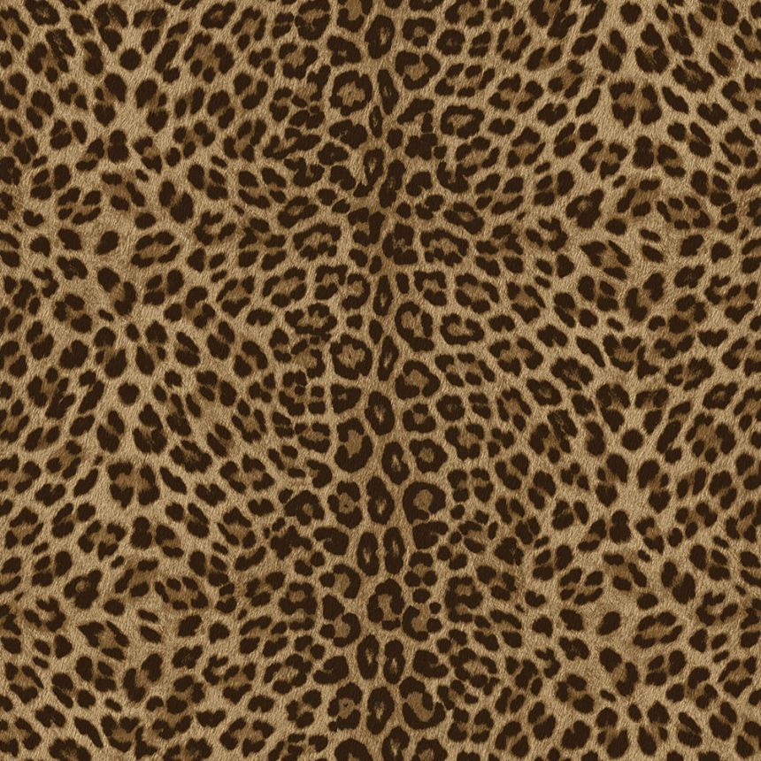 Wallpaper, brown, gold, imitation leopard skin, Z81029, Philipp Plein 2, Zambaiti Parati