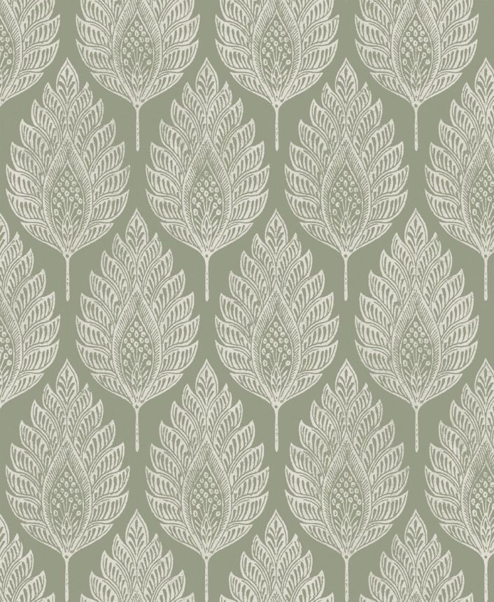 Wallpaper, green, leaves, 142308, Jaipur, Graham Brown Premium