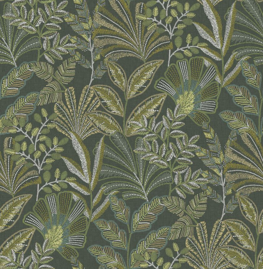 Wallpaper, green, leaves, 142320, Jaipur, Graham Brown Premium