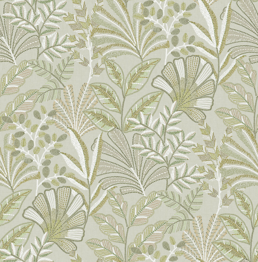 Wallpaper, green, leaves, 142321, Jaipur, Graham Brown Premium