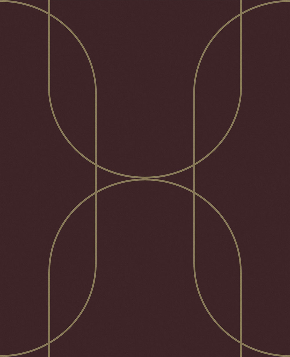 Graphic wallpaper, burgundy, 142061, Allurium, Graham Brown Premium