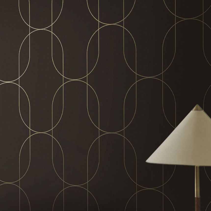 Graphic wallpaper, brown, 142063, Allurium, Graham Brown Premium
