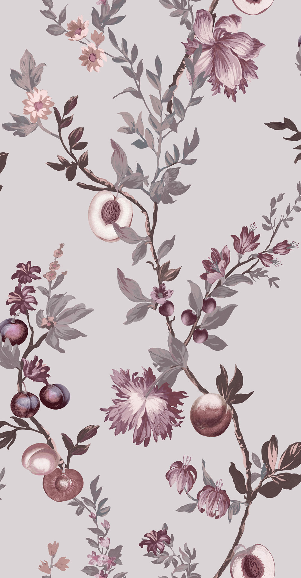 Wallpaper, pink, branches, flowers, 142341, Allurium, Graham Brown Premium