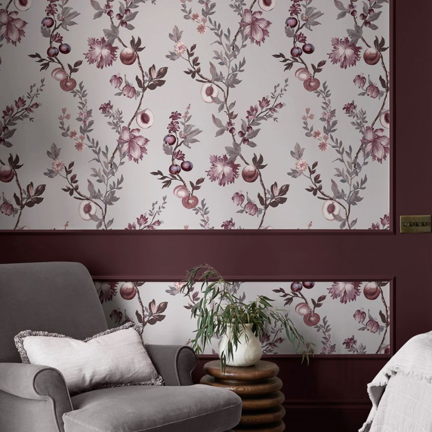 Wallpaper, pink, branches, flowers, 142341, Allurium, Graham Brown Premium