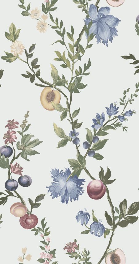 Wallpaper, white, branches, flowers, 142344, Allurium, Graham Brown Premium