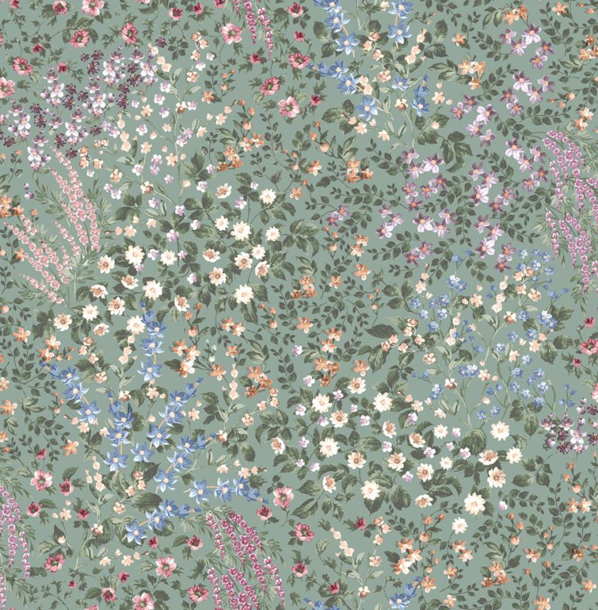 Wallpaper, green, flowers, 142352, Allurium, Graham Brown Premium