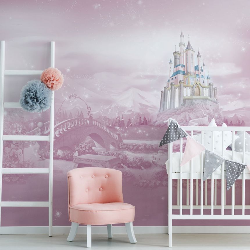 Children's non-woven mural wallpaper Disney, Princess Castle, 111387, 300 x 280 cm, Kids@Home 6, Graham & Brown