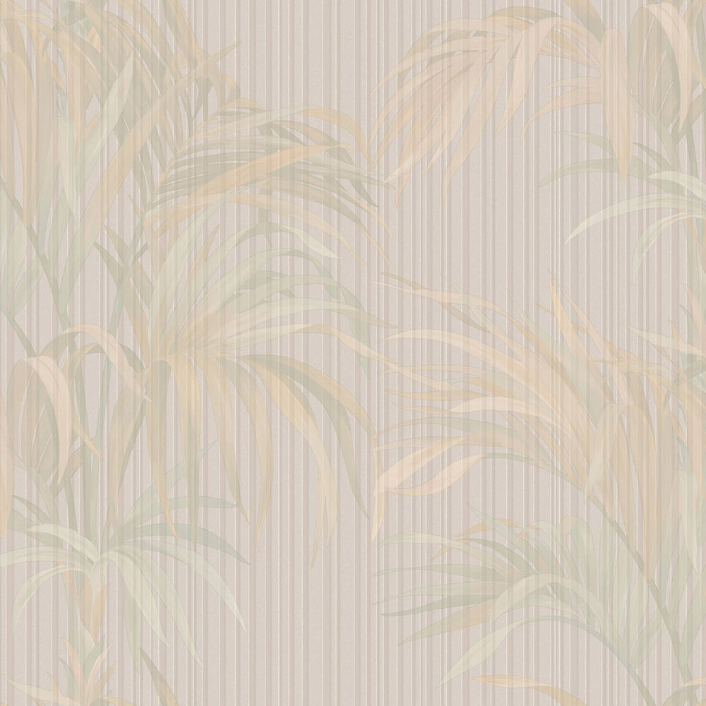 Wallpaper, grey, yellow, stripes, leaves, Z81022, Philipp Plein 2, Zambaiti Parati