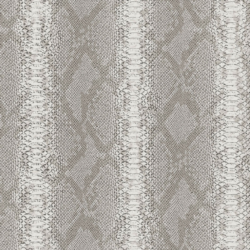 Wallpaper, grey, imitation snake skin, Z81032, Philipp Plein 2, Zambaiti Parati