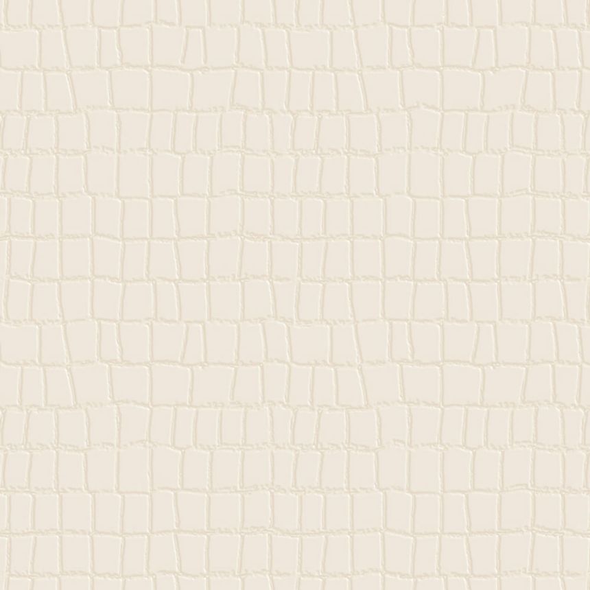 Wallpaper, white, imitation crocodile skin, Z81035, Philipp Plein 2, Zambaiti Parati