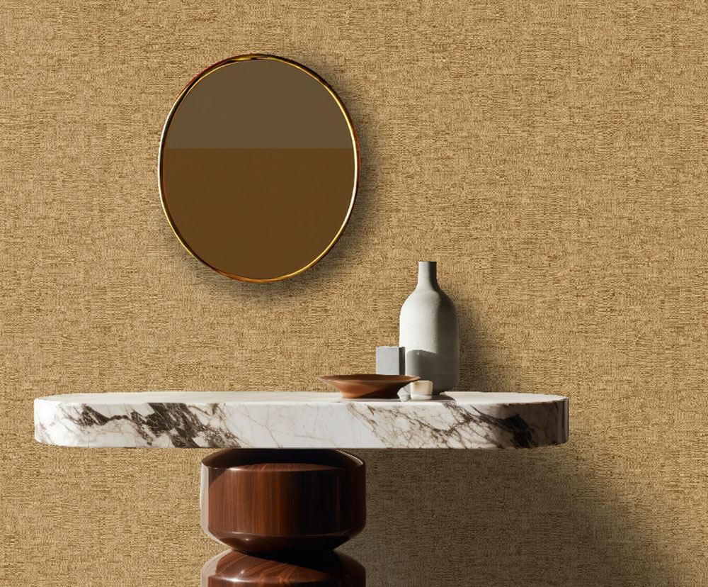 Luxury wallpaper, brown, imitation coarse fabric, Z81045, Philipp Plein 2, Zambaiti Parati