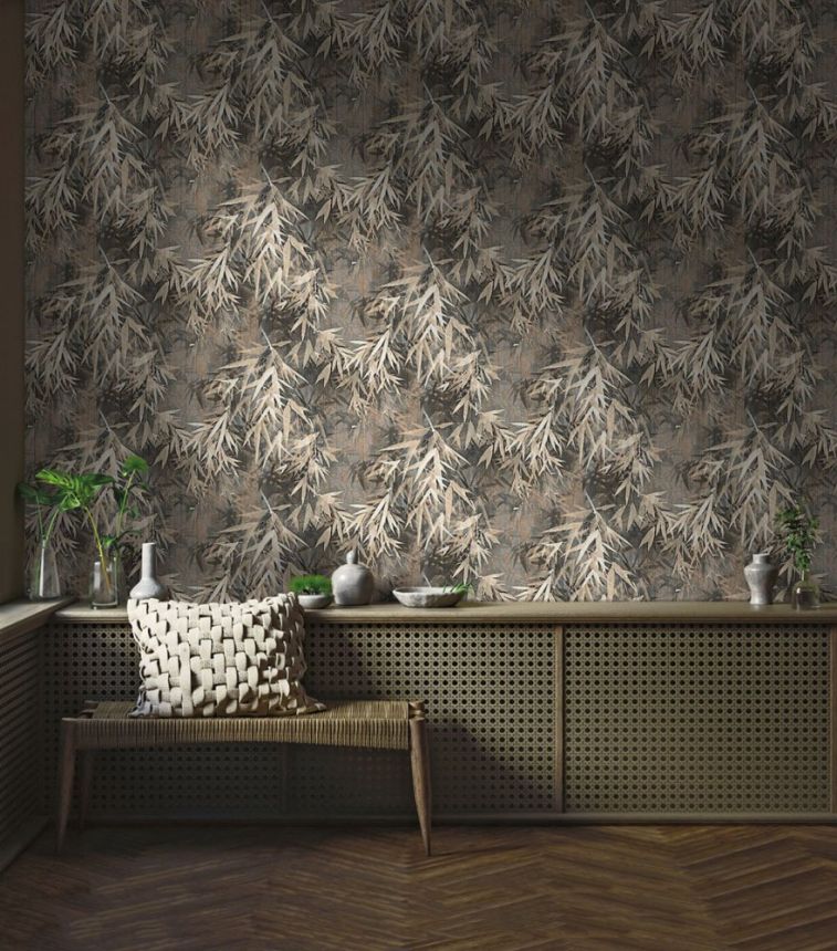 Luxury non-woven wallpaper 18632, Leaf, Lymphae, Limonta