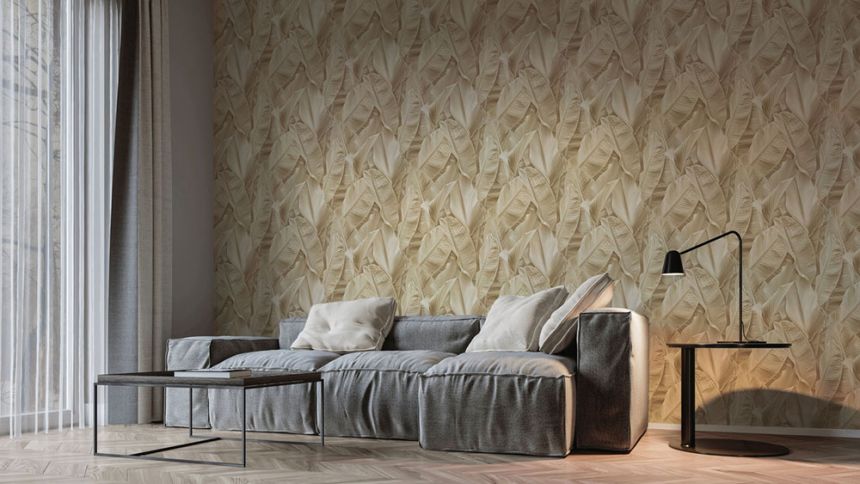 Luxury non-woven wallpaper 17821, Leaf, Lymphae, Limonta